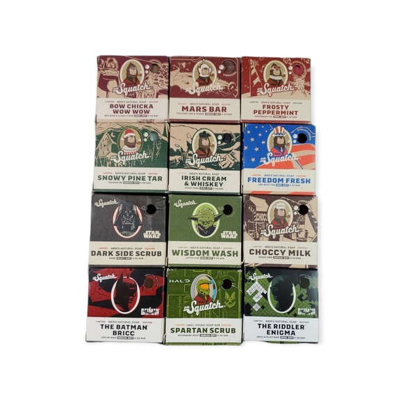 COPY - Dr Squatch Mens Soap Samples 1/8 of bar 7 Reg Plus 1 Limited Edition Bri… - Picture 3 of 6